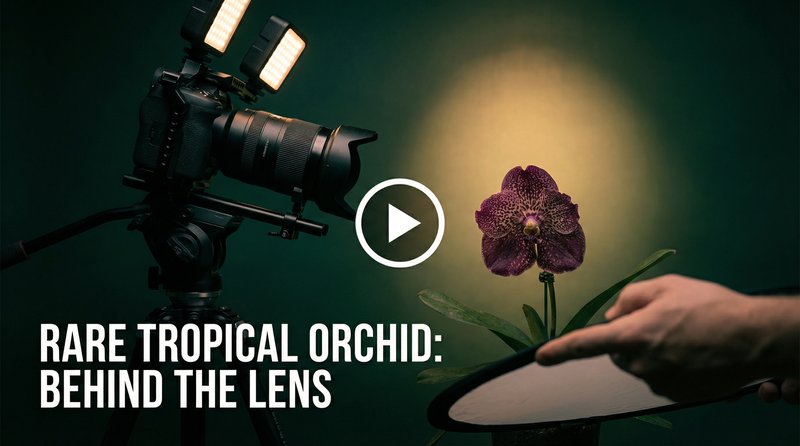 高清动漫植物视频教程-珍稀兰花养护视频